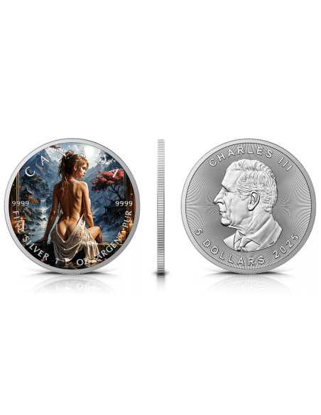 THERMAL RELAXING 1 Oz Silbermünze 5$ Kanada 2025 - Coins & More - Kanada