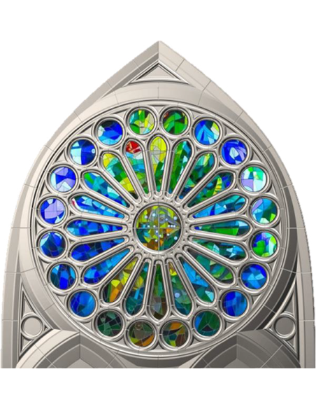 SAGRADA FAMILIA The Rose Windows Collection 5$ Pitcairn Island 2025 - Coins & More - Oceania