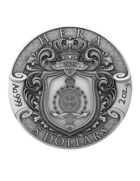 HERA Divine Beauty 2 Oz Silver Coin 5$ Niue 2025 - Coins & More - Cameroun
