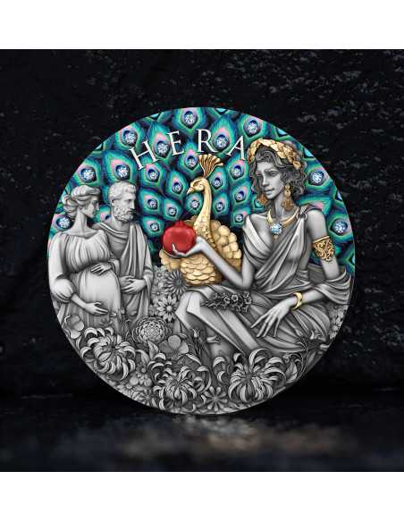 HERA Bellezza Divina Moneta d'Argento da 2 Oz 5$ Niue 2025 - Coins & More - Camerun