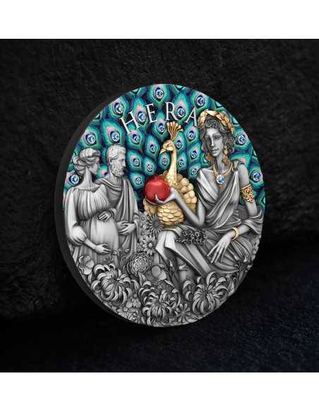 HERA Göttliche Schönheit 2 Oz Silbermünze 5$ Niue 2025 - Coins & More - Kamerun