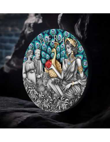 HERA Göttliche Schönheit 2 Oz Silbermünze 5$ Niue 2025 - Coins & More - Kamerun