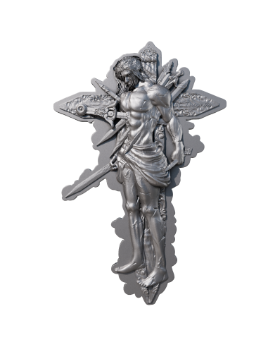 SANTO TOMÁS 12 Apóstoles 2 Oz Acabado Antiguo Moneda de Plata 2000 Francos Camerún 2025 - Coins & More - Camerún