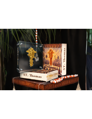 SANTO TOMÁS 12 Apóstoles 2 Oz Moneda de Plata Chapada en Oro 2000 Francos Camerún 2025 - Coins & More - Camerún