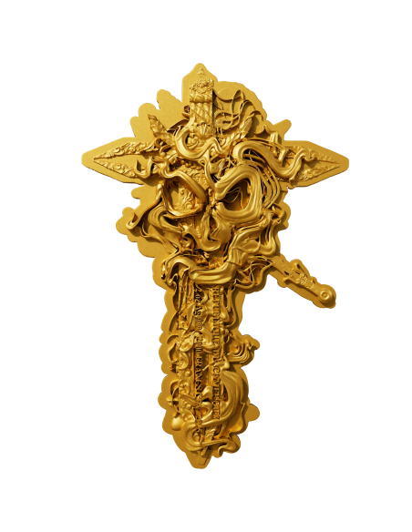 SANTO TOMÁS 12 Apóstoles 2 Oz Moneda de Plata Chapada en Oro 2000 Francos Camerún 2025 - Coins & More - Camerún