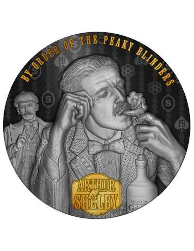ARTHUR SHELBY Peaky Blinders 2 Oz Silbermünze 5$ Niue 2024 - Coins & More - Niue