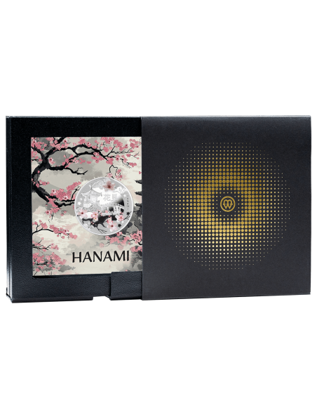 HANAMI Timeless Beauty of Cherry Blossoms Silver Proof Coin 1$ Niue 2025 - Coins & More - Niue