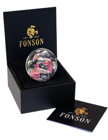 FLAMINGOS Patrones de la Naturaleza Moneda de Plata de 5 Oz 50$ Liberia 2024 - Coins & More - Liberia