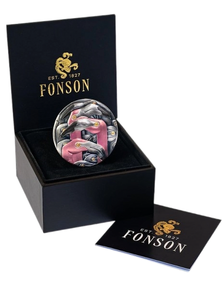 FLAMINGOS Patrones de la Naturaleza Moneda de Plata de 5 Oz 50$ Liberia 2024 - Coins & More - Liberia