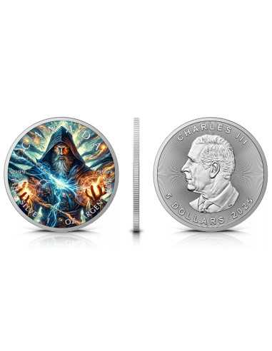 THE WIZARD 1 Oz Silver Coin 5$ Canada 2025 - Coins & More - Canada
