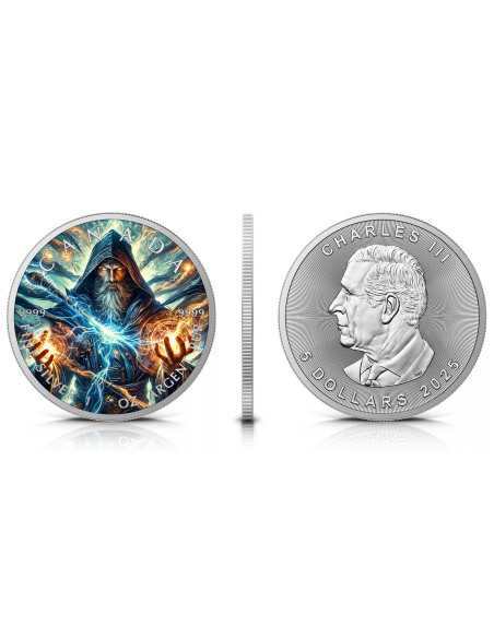 THE WIZARD Moneta d'Argento da 1 Oz 5$ Canada 2025 - Coins & More - Canada