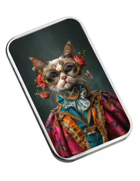 COCO Gatti Umani Barretta d'argento premium fusa da 1 oncia d'argento - Coins & More - Argento