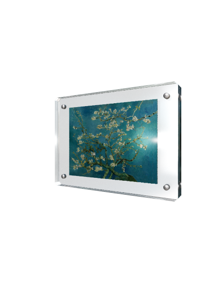 ALMOND BLOSSOM Vincent Van Gogh 1 Oz Silver Coin 1000 Francos Camerún 2025 - Coins & More - Camerún