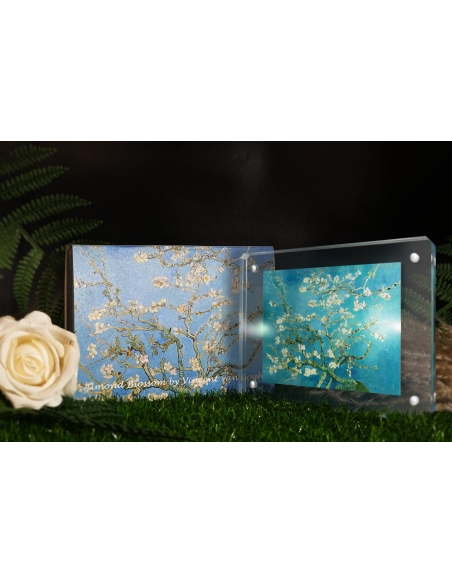 ALMOND BLOSSOM Vincent Van Gogh 1 Oz Silver Coin 1000 Francs Cameroon 2025 - Coins & More - Cameroon