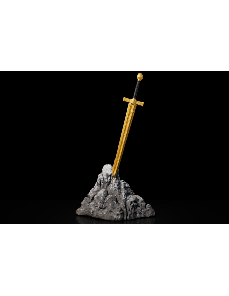 EXCALIBUR STUCK IN THE ROCK Gold Gilded Version Legend of the Sword 2 Oz Silver Coin 2000 Francs Cameroon 2025 - Coins & More...