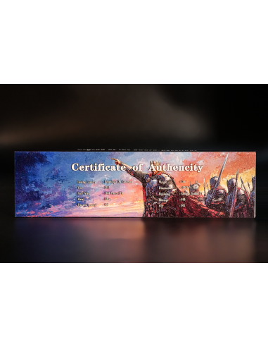 EXCALIBUR UV Versione Antica Leggenda della Spada 2 Oz Moneta d'Argento 2000 Franchi Camerun 2025 - Coins & More - Camerun