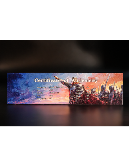 EXCALIBUR UV Antique Finish Version Legend of the Sword 2 Oz Silver Coin 2000 Francs Cameroon 2025 - Coins & More - Cameroun