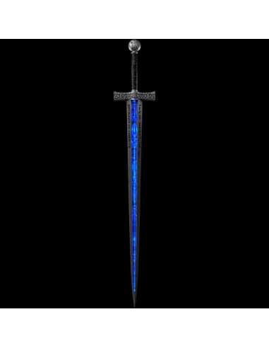 EXCALIBUR UV Antique Finish Version Legend of the Sword 2 Oz Silver Coin 2000 Francs Cameroon 2025 - Coins & More - Cameroun