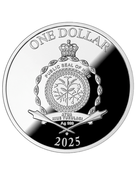PRINZ DES FRIEDENS 1 Oz Silber Proof Münze 1$ Niue 2025 - Coins & More - Niue