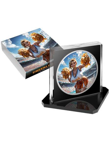 CHEERLEADER 1 Oz Silbermünze 5$ Kanada 2024 - Coins & More - Kanada