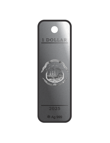 WHITE WIND DRESS Pendant Silver Coin 1$ Liberia 2025 - Coins & More - Liberia