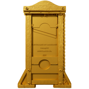 SAINT MATTHIAS 12 Apostles 2 Oz Gold Plated Silver Coin 2000 Francs Cameroon 2025 - Coins & More - Cameroon 2