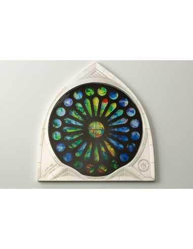 SAGRADA FAMILIA The Rose Windows Collection 5$ Pitcairn Island 2025 - Coins & More - Oceania