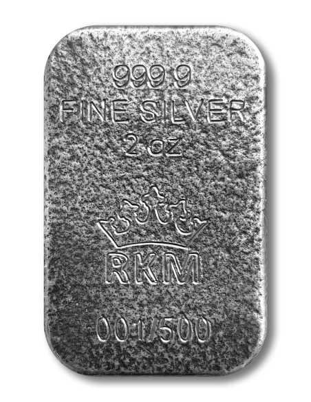 LEOPARD Los Cinco Grandes de África Lingote de Plata Fundida Premium de 2 Oz - Coins & More - Plata