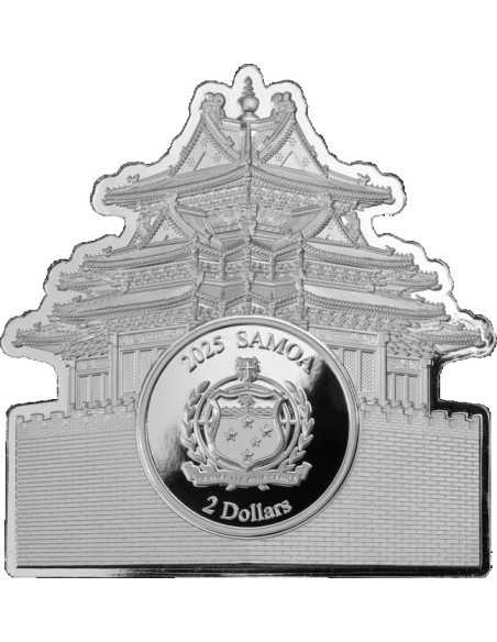 LANDSCAPE OF BEIJING Silbermünze 2$ Samoa 2025 - Coins & More - Samoa