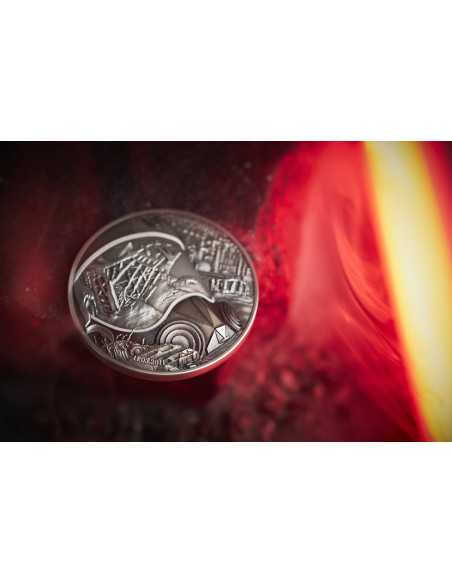 FUKUSHIMA Menschliche Tragödien 2 Oz Silbermünze 5$ Niue 2024 - Coins & More - Niue