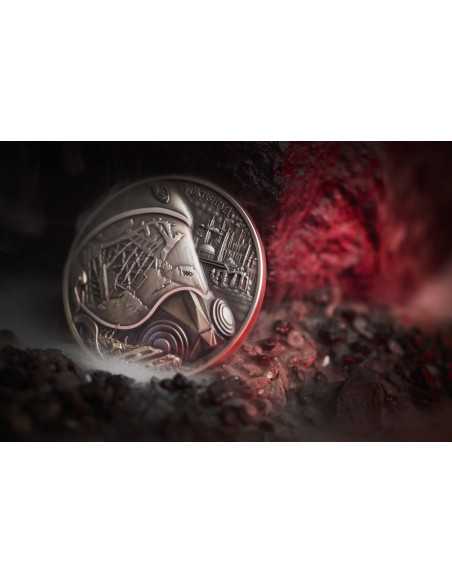 FUKUSHIMA Menschliche Tragödien 2 Oz Silbermünze 5$ Niue 2024 - Coins & More - Niue
