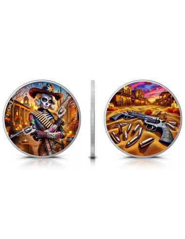 SHERIFF Dia De Los Muertos Moneta d'argento da 1 Oz Messico 2024 - Coins & More - Messico