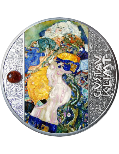 BABY Gustav Klimt Silver Coin 500 Francs Cameroon 2021