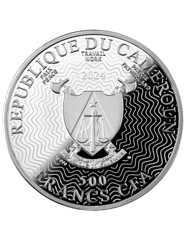 CENTAURE A Galaxies Pièce en argent 500 Francs CFA Cameroun 2024 - Coins & More - Cameroun