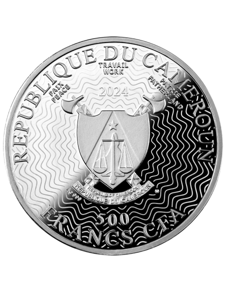 CENTAURE A Galaxies Pièce en argent 500 Francs CFA Cameroun 2024 - Coins & More - Cameroun