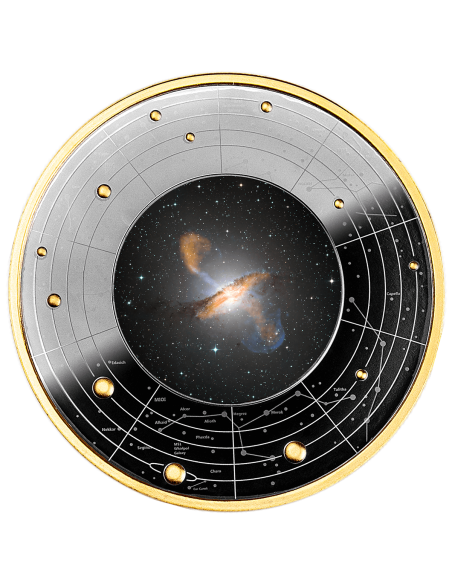 CENTAURE A Galaxies Pièce en argent 500 Francs CFA Cameroun 2024 - Coins & More - Cameroun