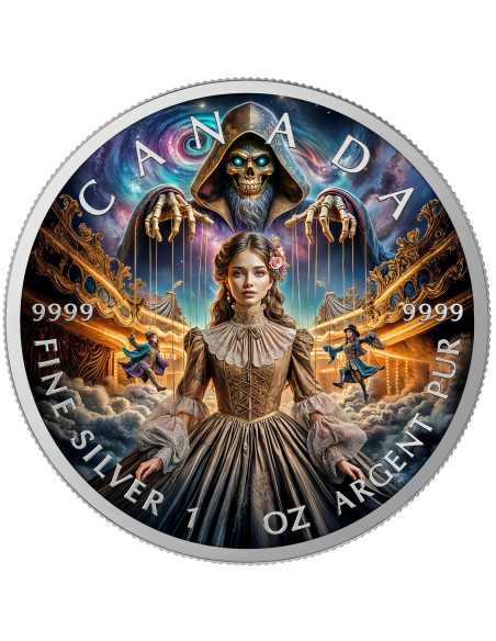 THE PUPPETEER Moneta d'argento da 1 Oz 5$ Canada 2025 - Coins & More - Canada