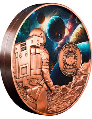 COSMIC ENCOUNTERS 1/2 Oz Silber & 340g Kupfermünze 1$ Samoa 2025 - Coins & More - Samoa