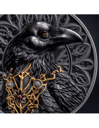 THE RAVEN Creatures of Nocturne Moneda de Plata de 1 Oz 1000 Francos Camerún 2025 - Coins & More - Camerún