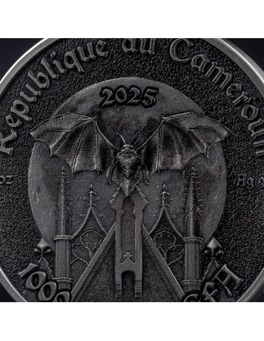 THE RAVEN Creatures of Nocturne Moneta d'argento da 1 Oz 1000 Franchi Camerun 2025 - Coins & More - Camerun