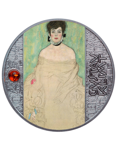RETRATO DE AMALIE ZUCKERKANDL Gustav Klimt Moneda de Plata 500 Francos Camerún 2024 - Coins & More - Camerún