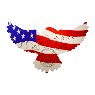 USA BALD EAGLE Moneda de Plata Antigua de 2 Oz 2000 Francos Camerún 2025 - Coins & More - Camerún 2