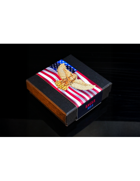 USA BALD EAGLE Oro Dorado 2 Oz Moneda de Plata 2000 Francos Camerún 2025 - Coins & More - Camerún