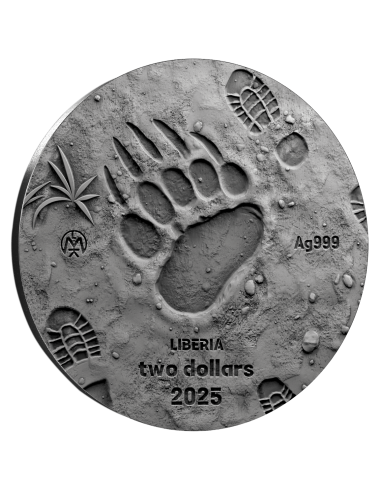 WOJTEK EL OSO SOLDADO Moneda de Plata de 1 Oz 2$ Liberia 2025 - Coins & More - Liberia