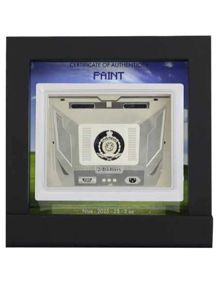 PAINT Back To The Pixel 2 Oz Silver Coin 2$ Niue 2025 - Coins & More - Niue