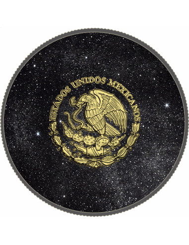 LIBERTAD ON MARS Gold Holo 1 Oz Silver Coin 1 Onza Libertad 2024 - Coins & More - Mexico