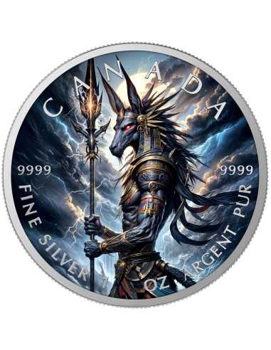 ANUBIS 1 Oz Moneda de Plata 5$ Canadá 2025 - Coins & More - Canada