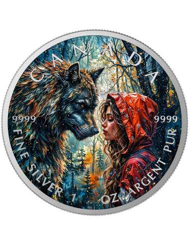 LITTLE RED 1 Oz Silver Coin 5$ Canada 2025 - Coins & More - Canada