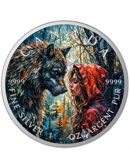 LITTLE RED 1 Oz Silver Coin 5$ Canada 2025 - Coins & More - Canada