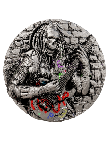 PEACE AND LOVE Rebelión Urbana Moneda de Plata de 2 Oz 2000 Francos Camerún 2025 - Coins & More - Camerún